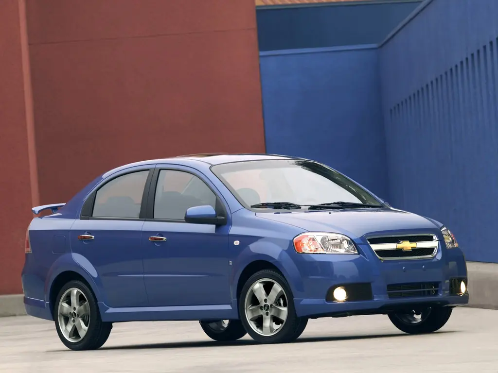 Chevrolet Aveo (T250, T255) 1 поколение, рестайлинг, седан (03.2005 - 07.2011)